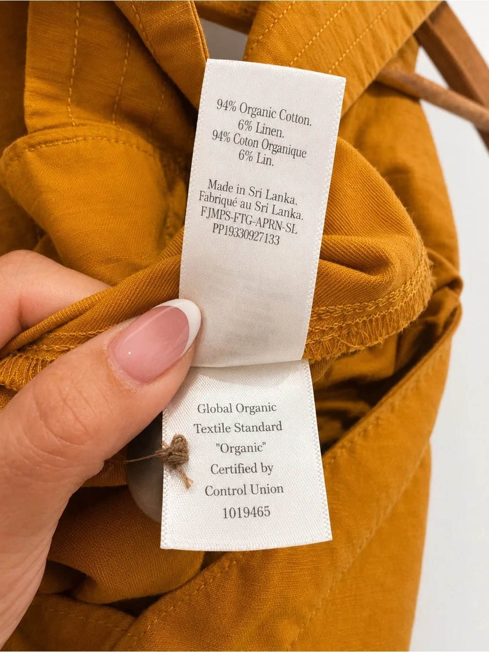 Everlane The Fatigue Apron‎ Jumpsuit in Amber Gold Size 0